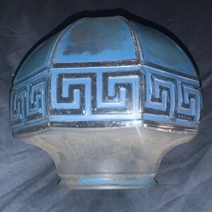 Vintage glass light bulb cover